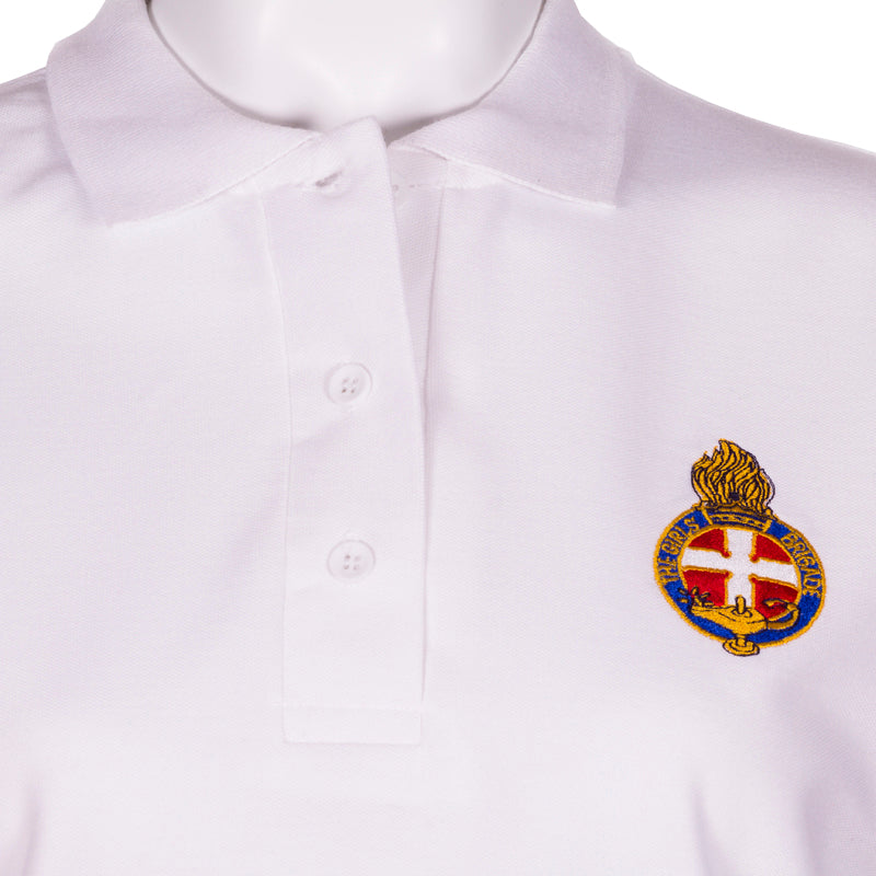 White Polo Shirt Ladies fit