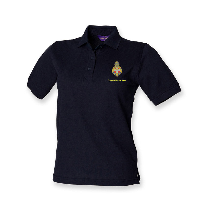Coloured Polo Ladies Fit With GB Crest