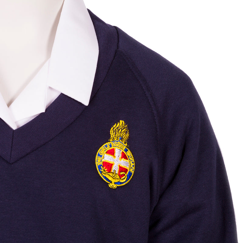 Sweatshirt Navy V Neck
