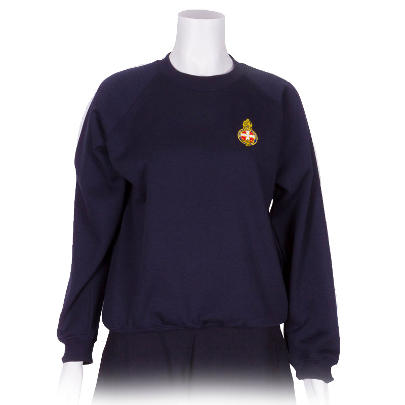 Navy Round Neck Sweatshirt