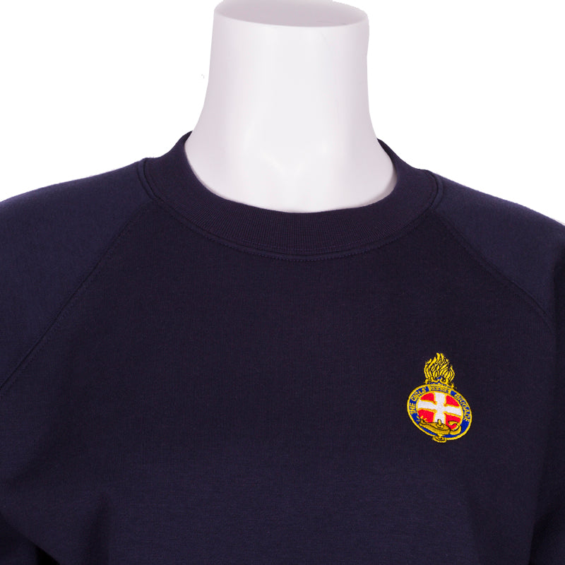 Navy Round Neck Sweatshirt