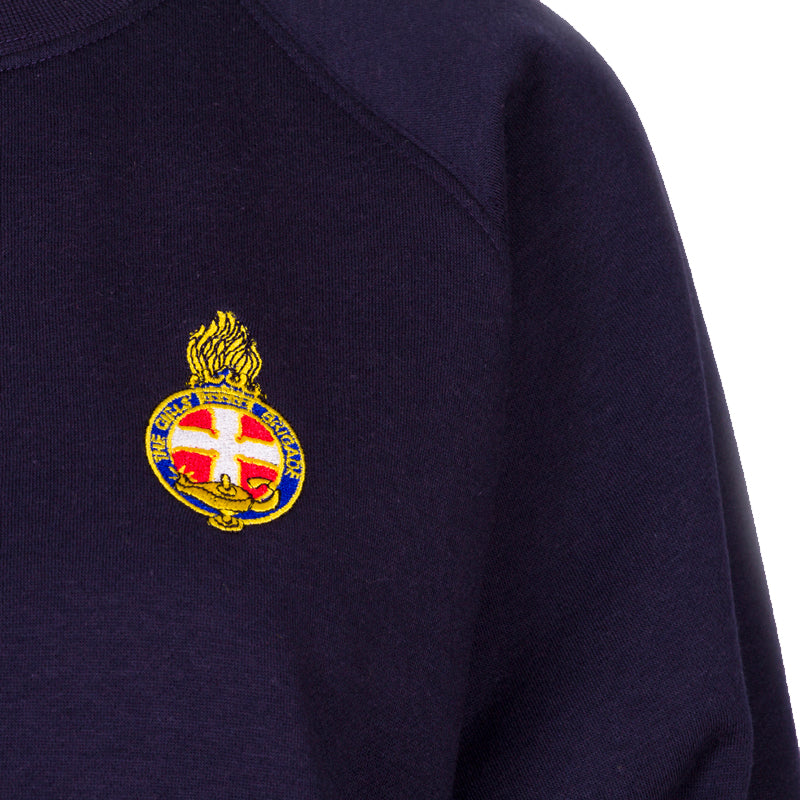 Navy Round Neck Sweatshirt
