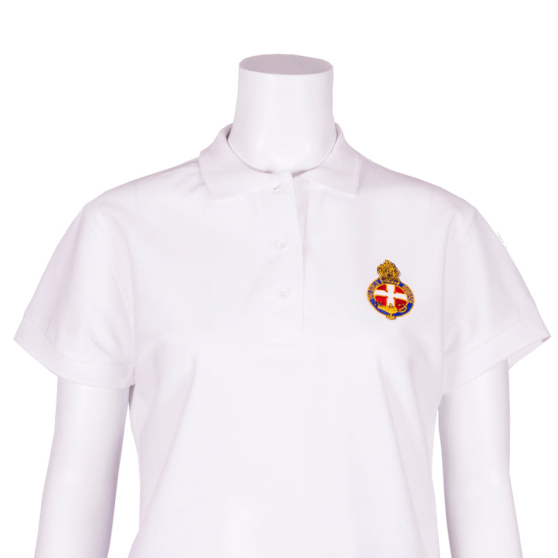 White Polo Shirt Ladies fit