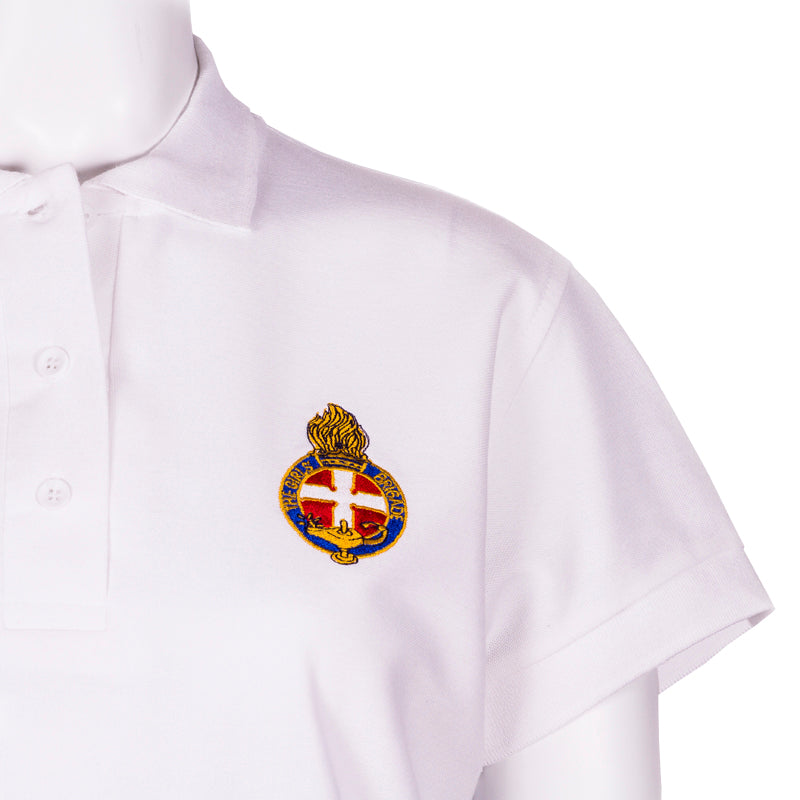 White Polo Shirt Ladies fit