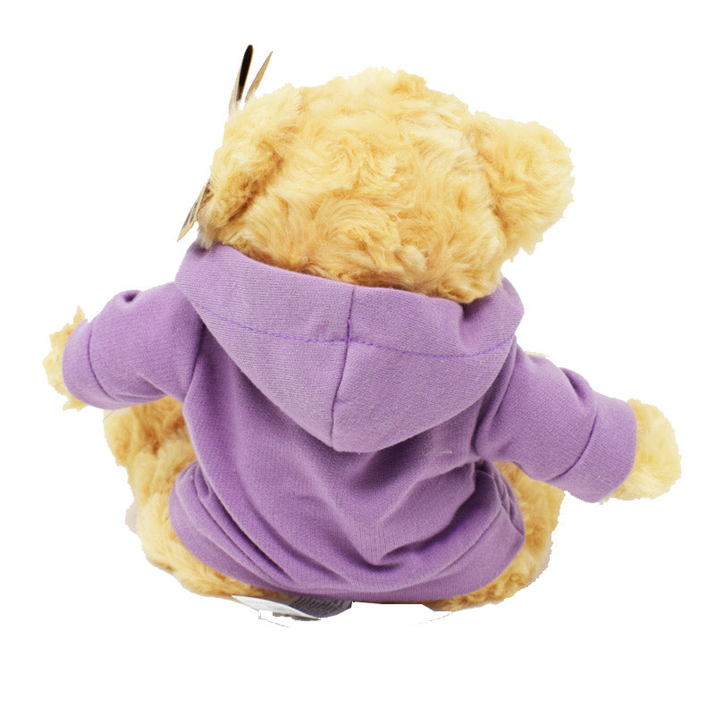 20cm Purple Hoodie Teddy Bear