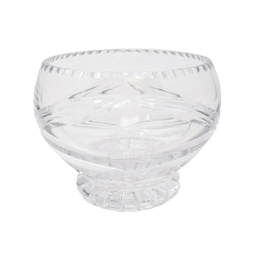 Engraved Belfast Crystal 6" Pedestal Bowl