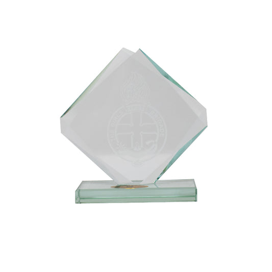 Engraved Belfast Crystal Plaque