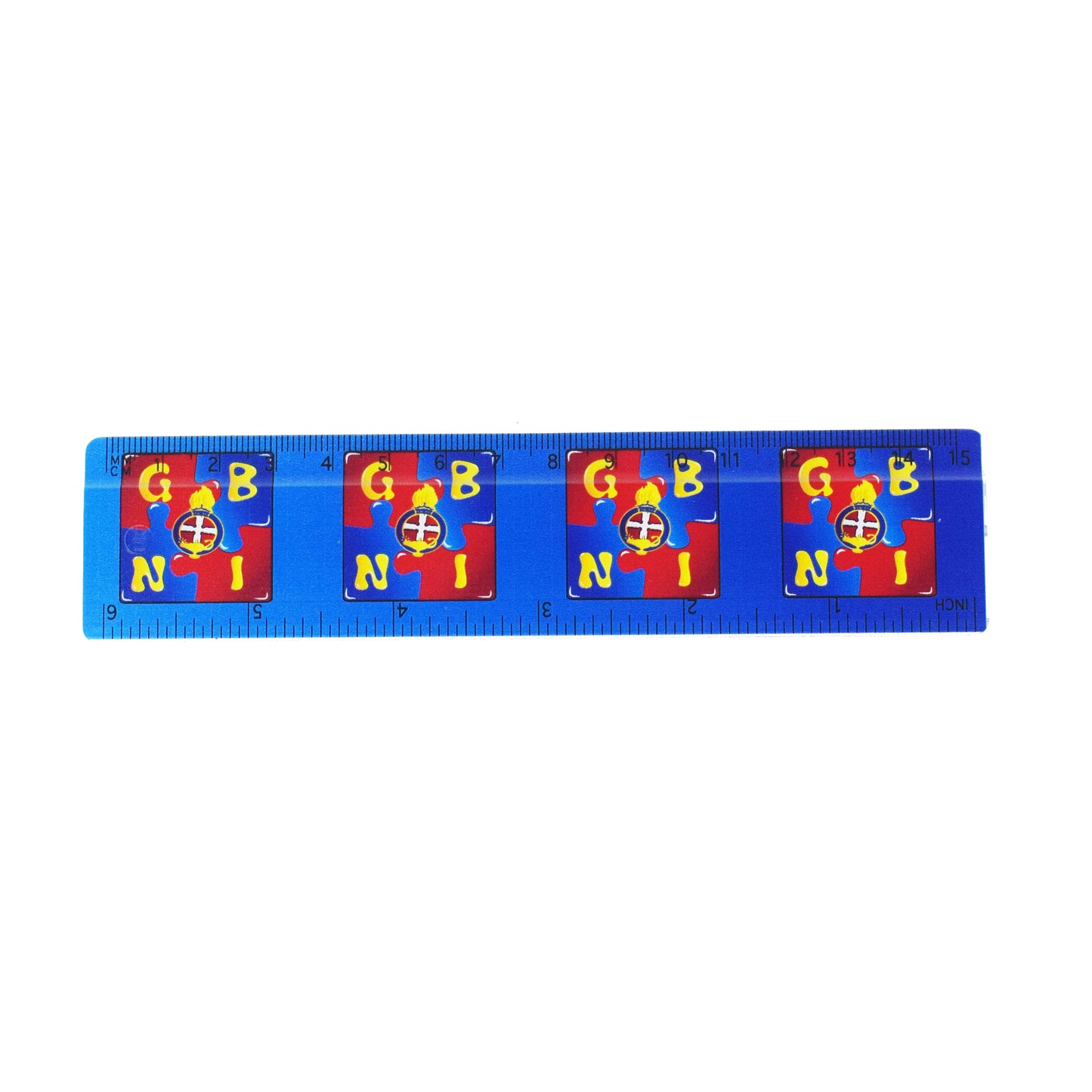 15cm Ruler Jigsaw Logo