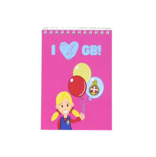 A6 GB Girl Notebook