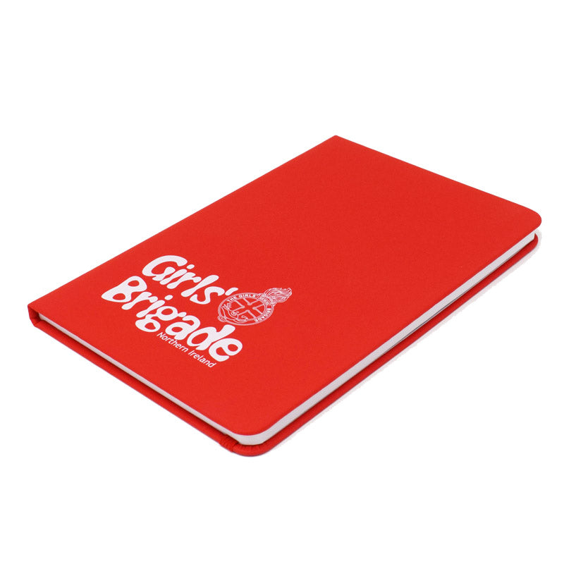 A5 Red Hardback Notebook (Plain Pages)