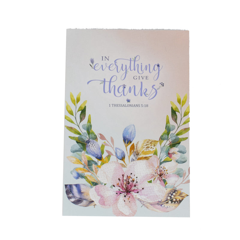 A6 Notebook In Everything Give Thanks