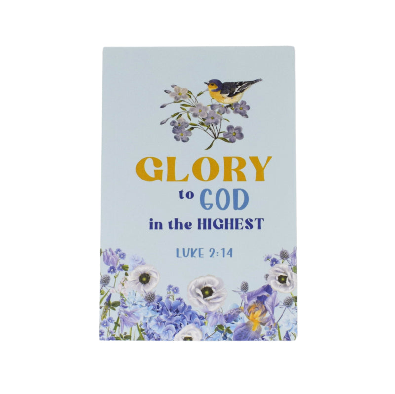 A6 Notebook Glory To God - Luke 2:14