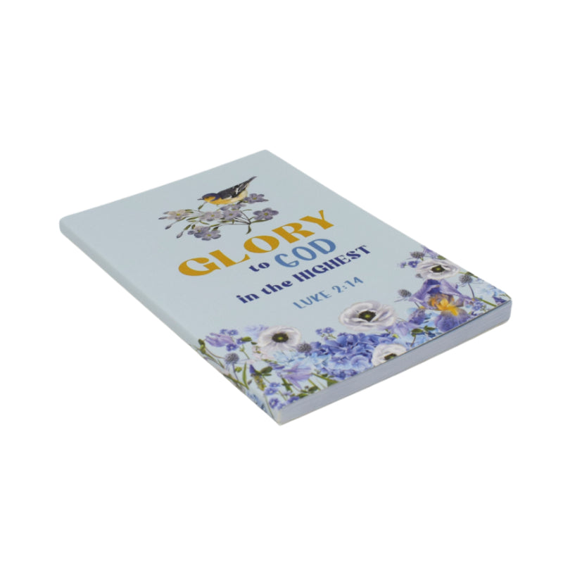 A6 Notebook Glory To God - Luke 2:14