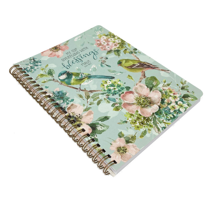 A5 Spiral Journal My Cup Overflows