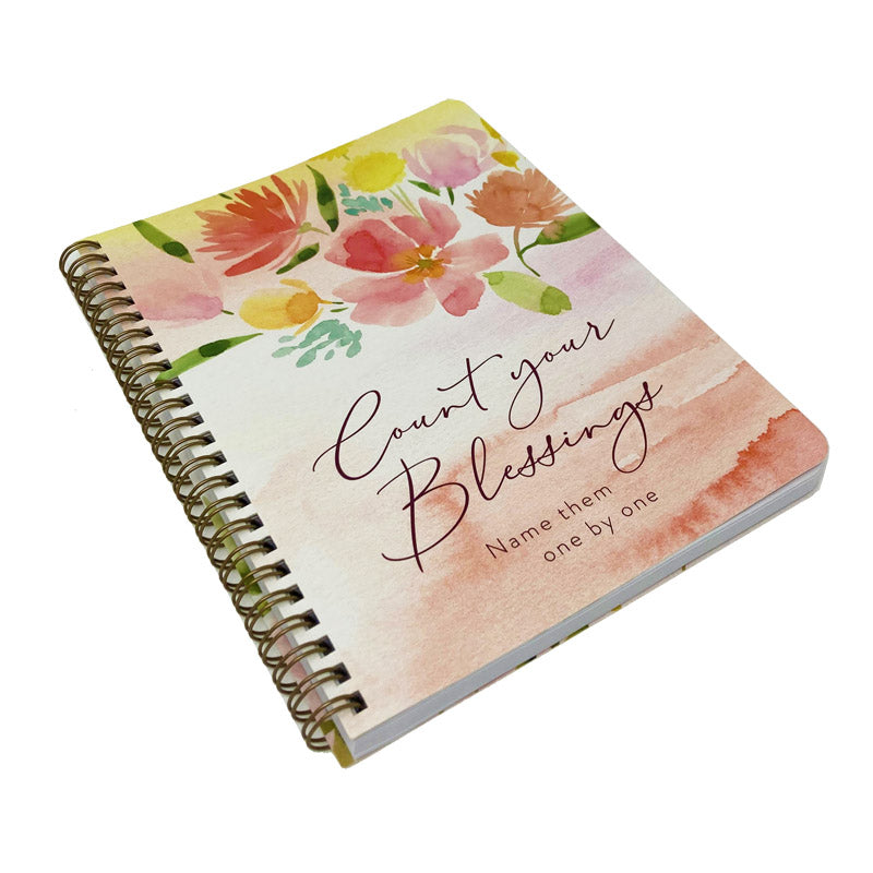A5 Spiral Journal Count Your Blessings