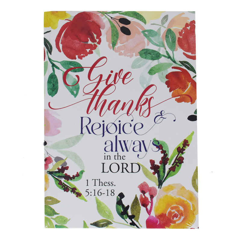 A5 Hard Cover Journal Rejoice Always
