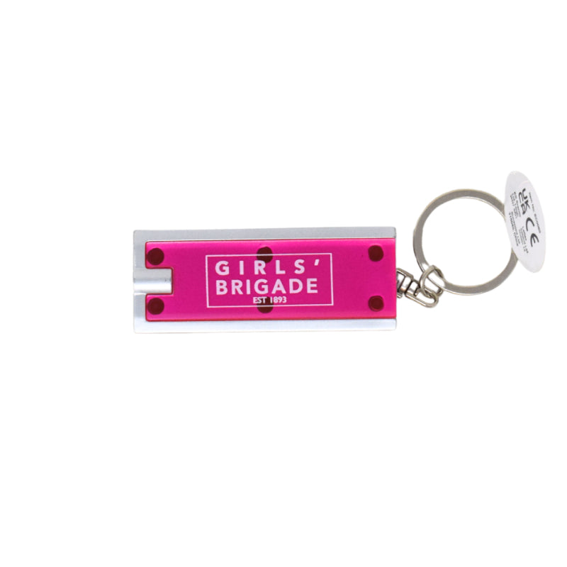 Pink Torch Keyring