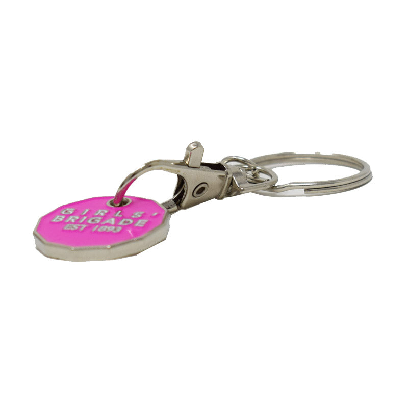 Pink Trolley Keyring