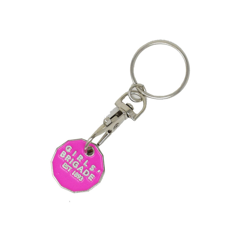 Pink Trolley Keyring