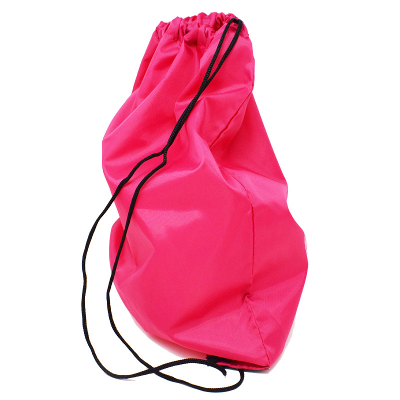 Pink Drawstring Gym Bag