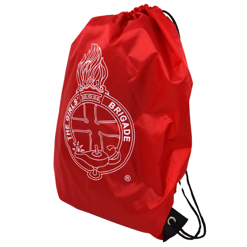 Red Drawstring Gym Bag
