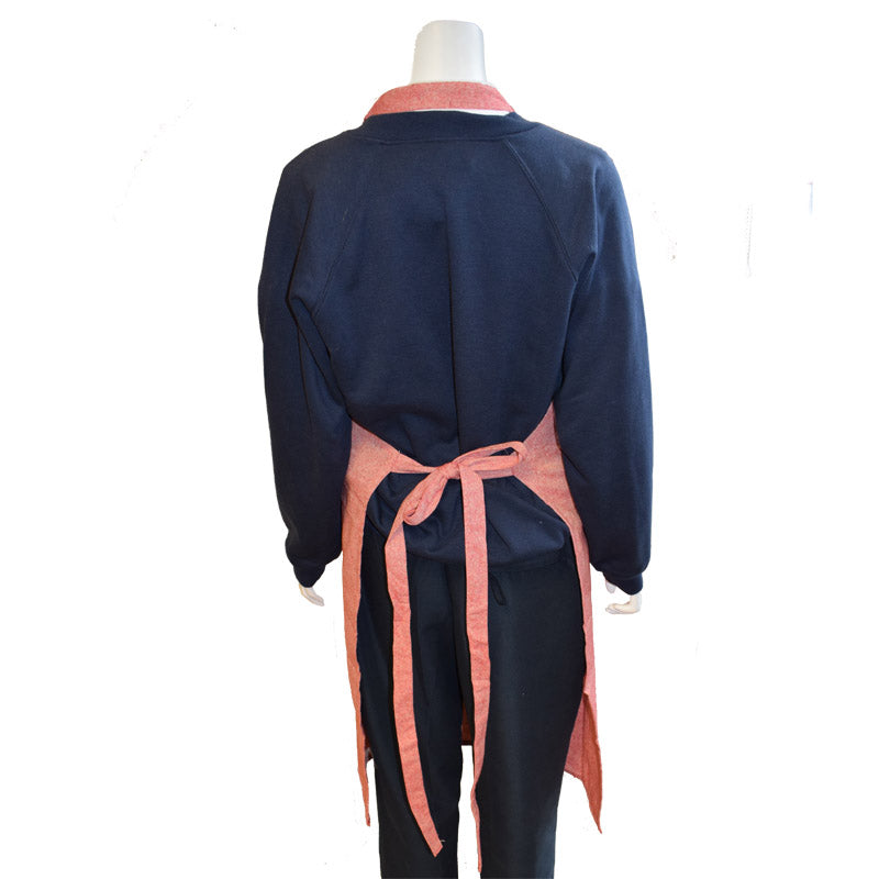 Red Recycled Cotton Apron (Adult)
