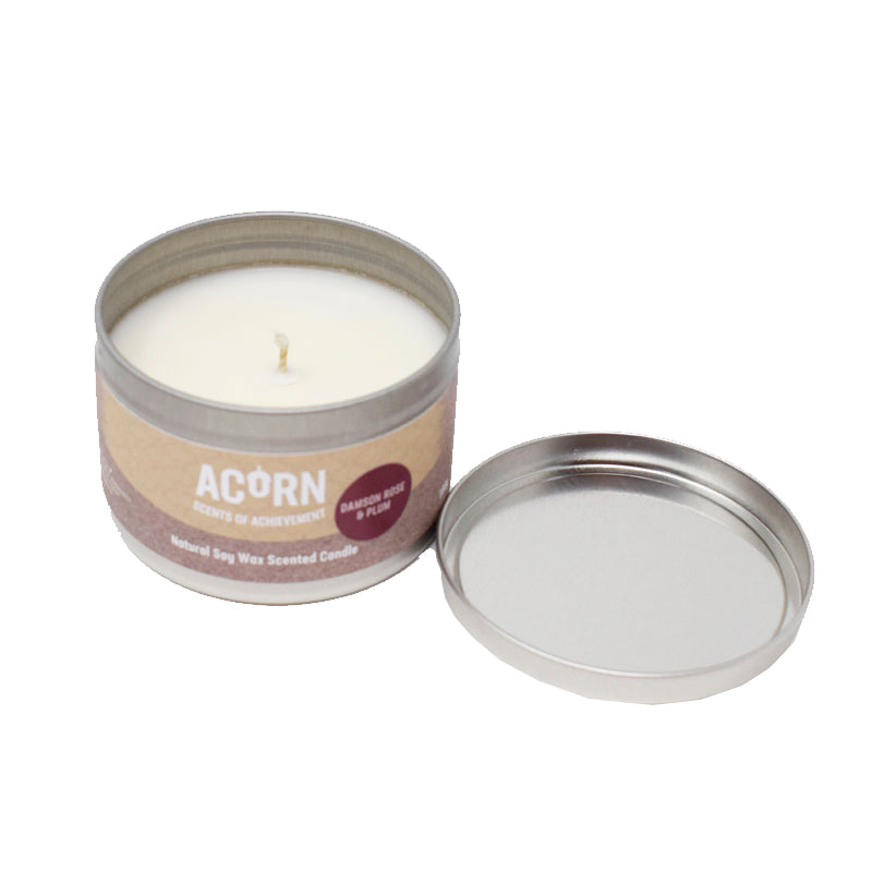 Acorn Medium Tin Candle