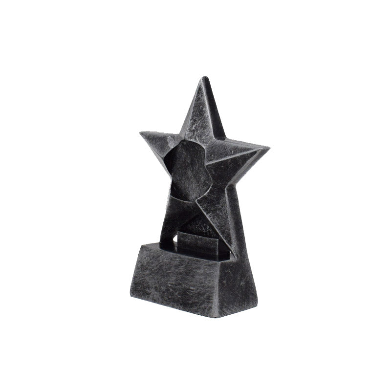 Tarnished Silver Trophy 10cm