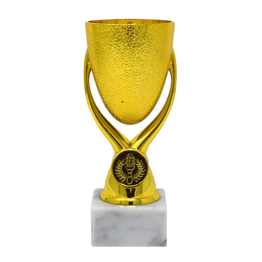 Gold Textured Cup 16cm