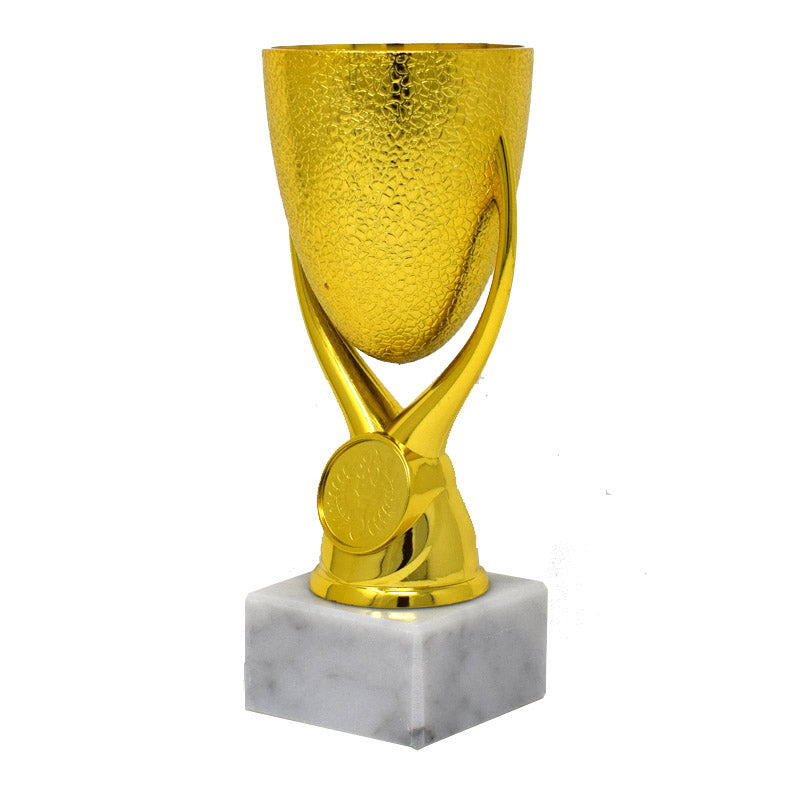 Gold Textured Cup 16cm