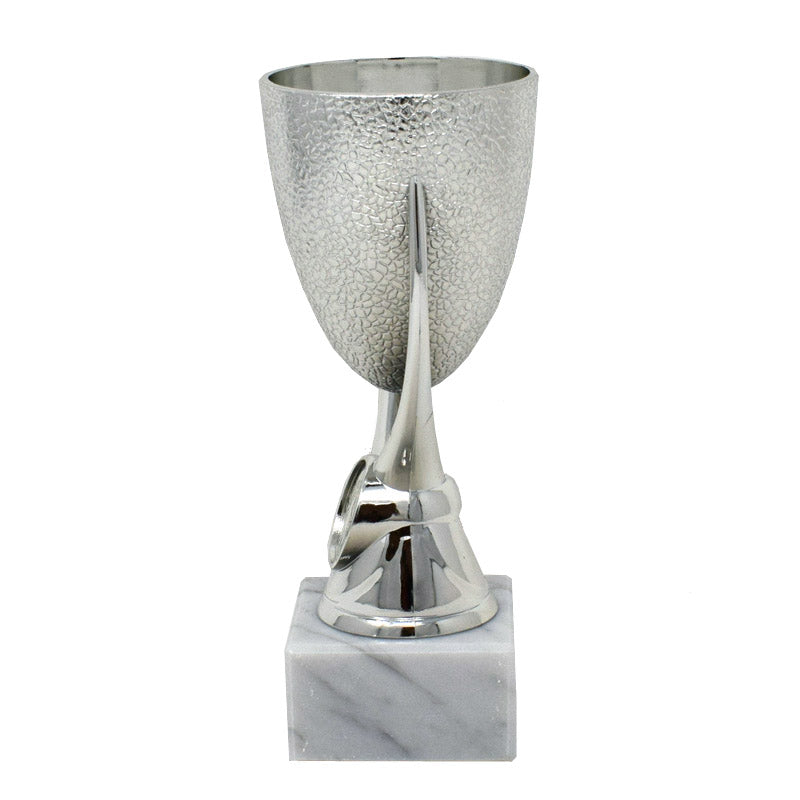 Silver Textured Cup 16cm