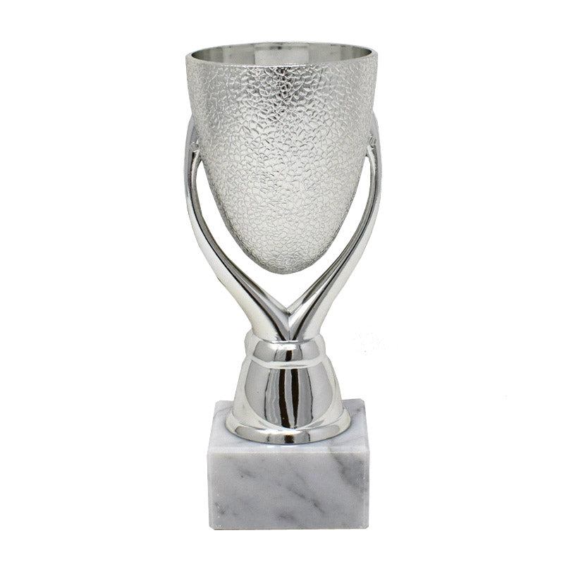 Silver Textured Cup 16cm