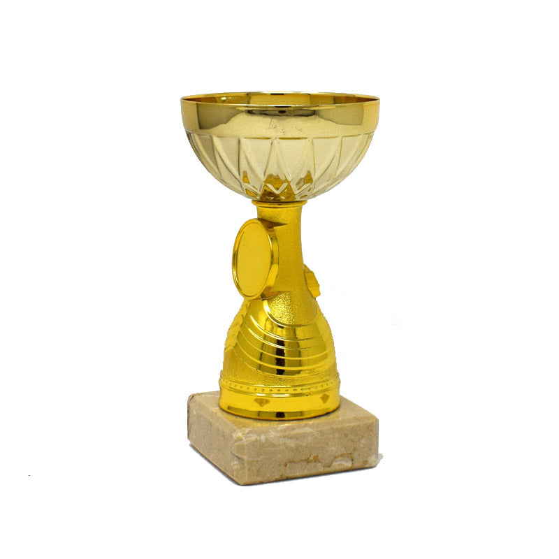 Gold Double Cup Trophy 12.5cm