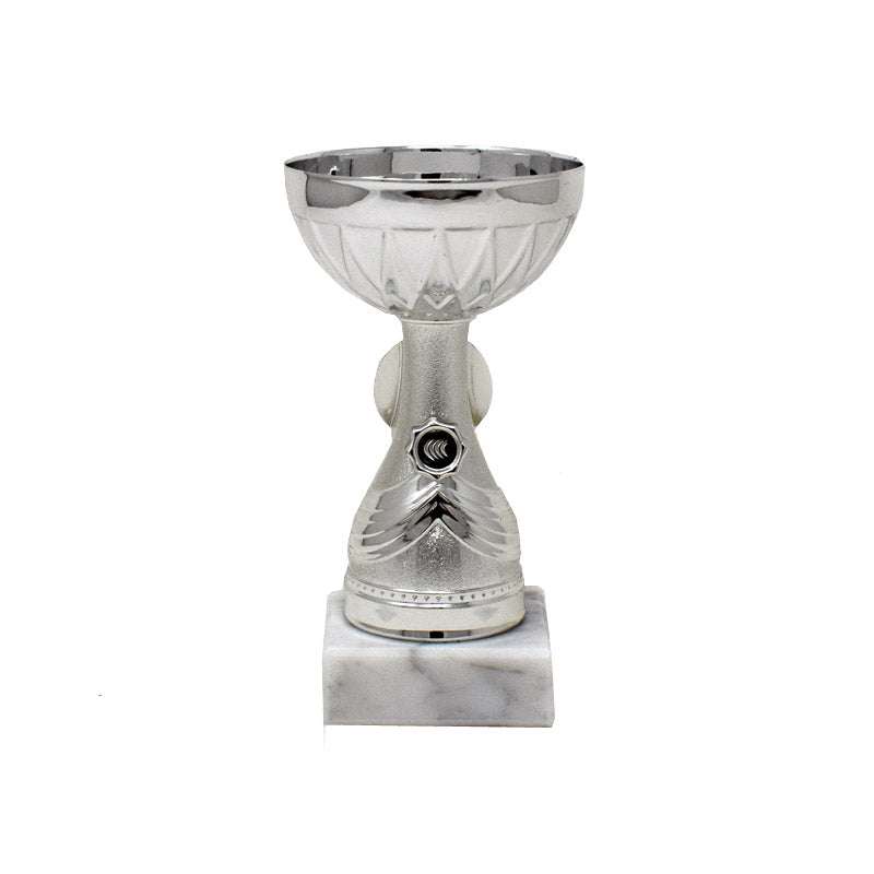 Silver Double Cup Trophy 12.5cm