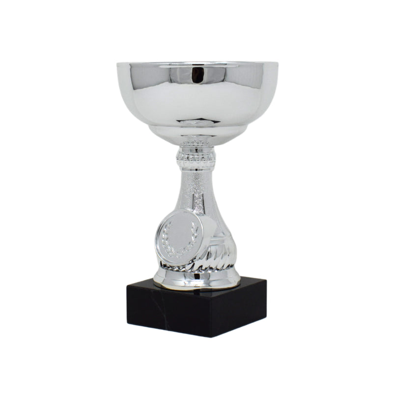 Silver Trophy Cup With Black Base 13.5cm