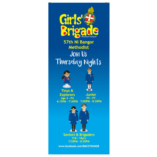 Company Roller Banner - Company Night Details