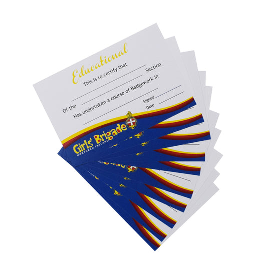 Badgework Certificate Pack (10 per pack)
