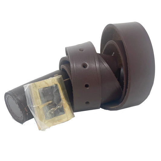 Brown leather carrying strap 60"