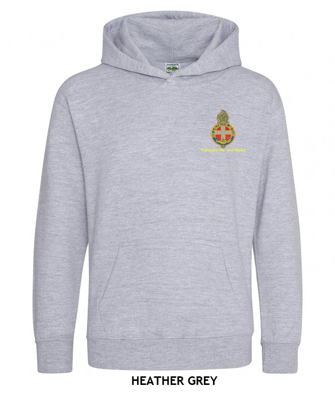 Girl's Hoodie With GB Crest (Print On Back)