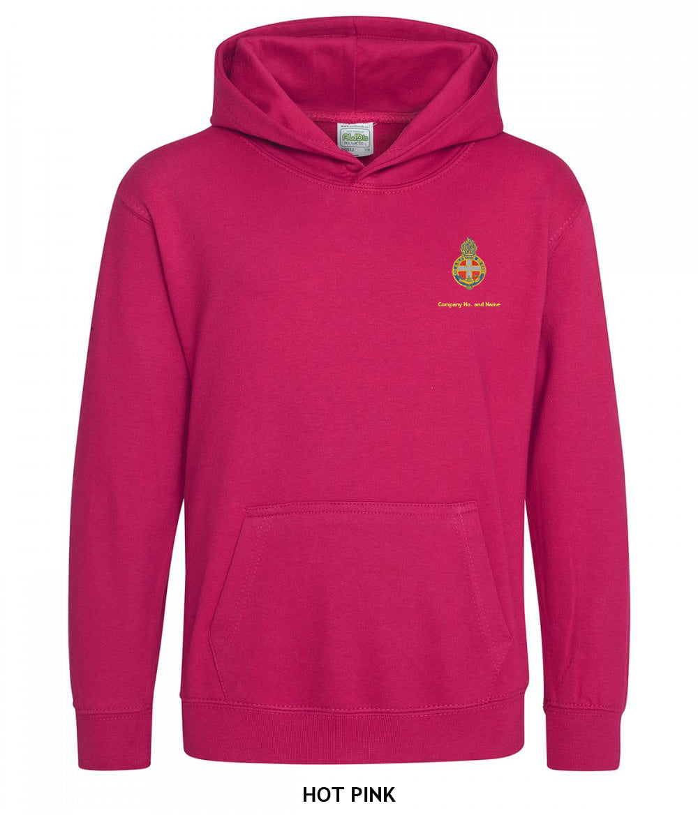 Girl's Hoodie With GB Crest (Print On Back)
