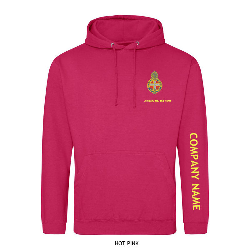 Hoodie With GB Crest (Print On Sleeve)
