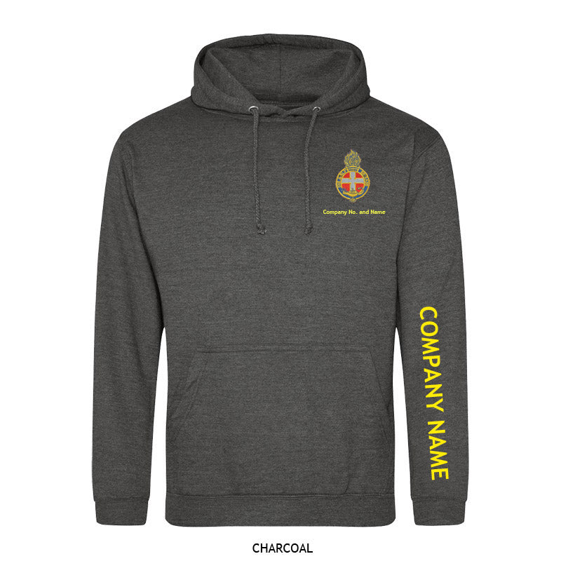 Hoodie With GB Crest (Print On Sleeve)