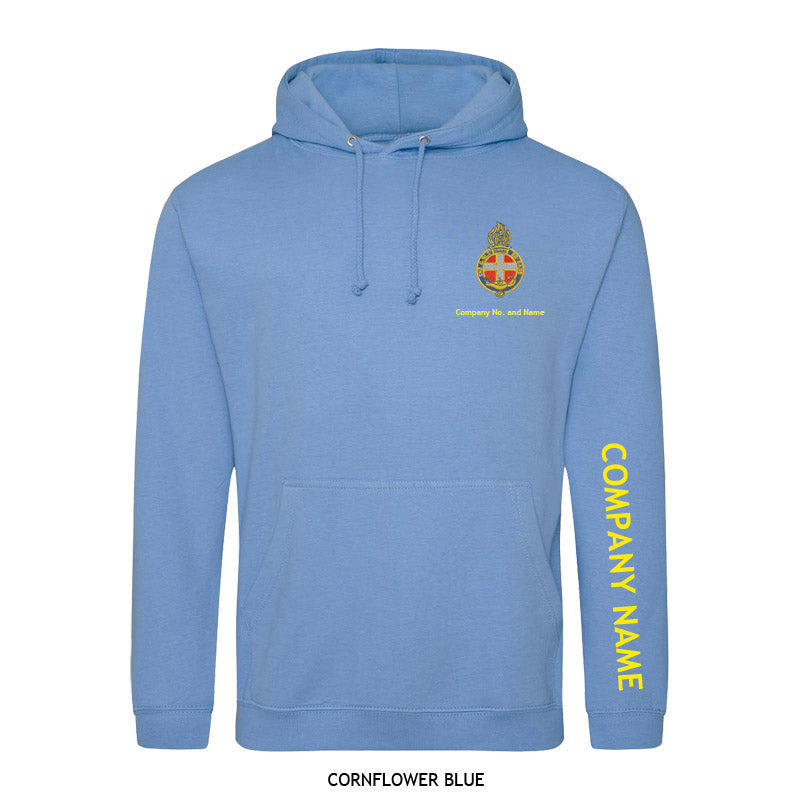 Hoodie With GB Crest (Print On Sleeve)