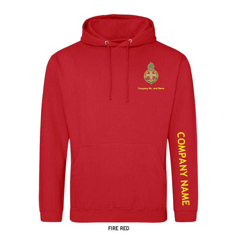 Hoodie With GB Crest (Print On Sleeve)