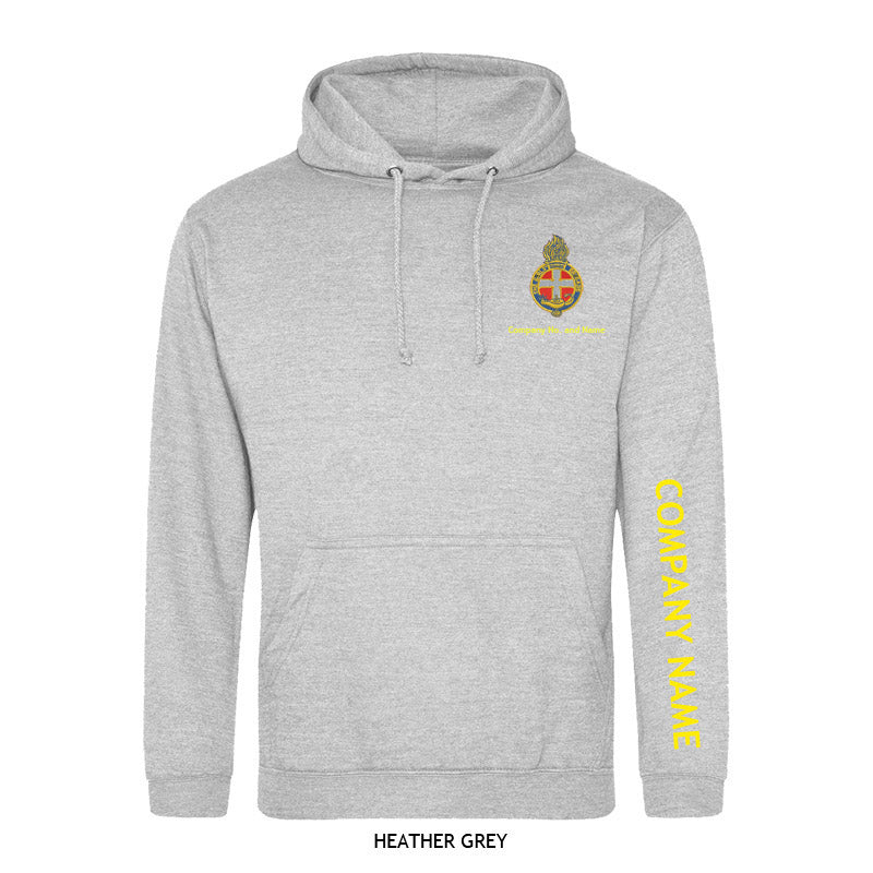 Hoodie With GB Crest (Print On Sleeve)