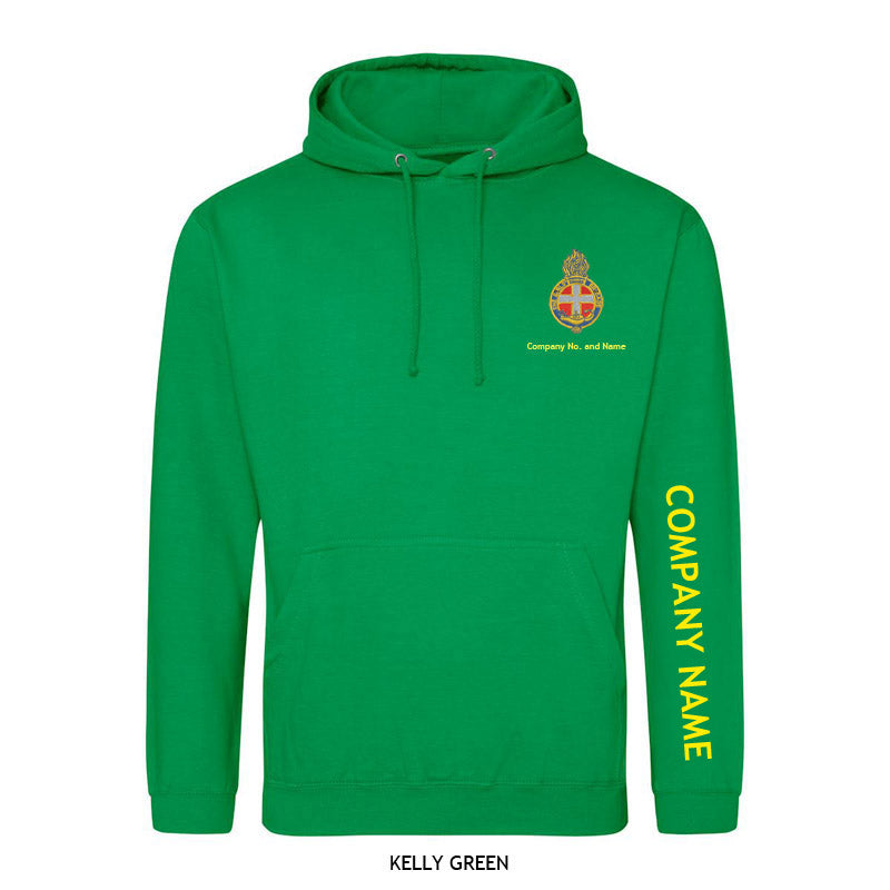 Hoodie With GB Crest (Print On Sleeve)