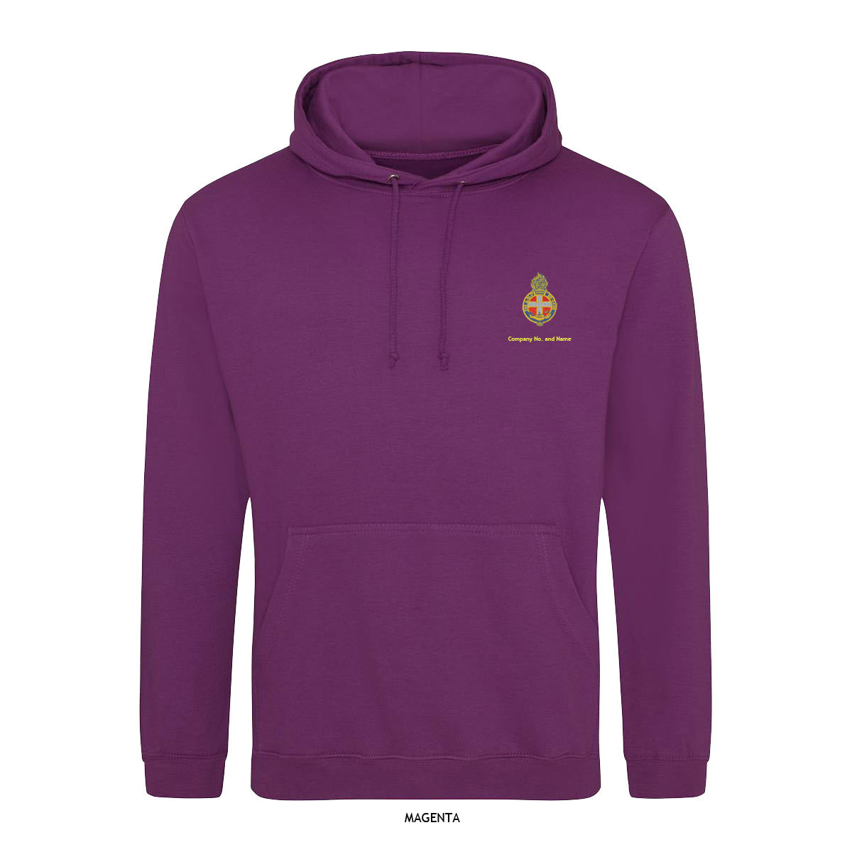 Hoodie With GB Crest (Print On Back)