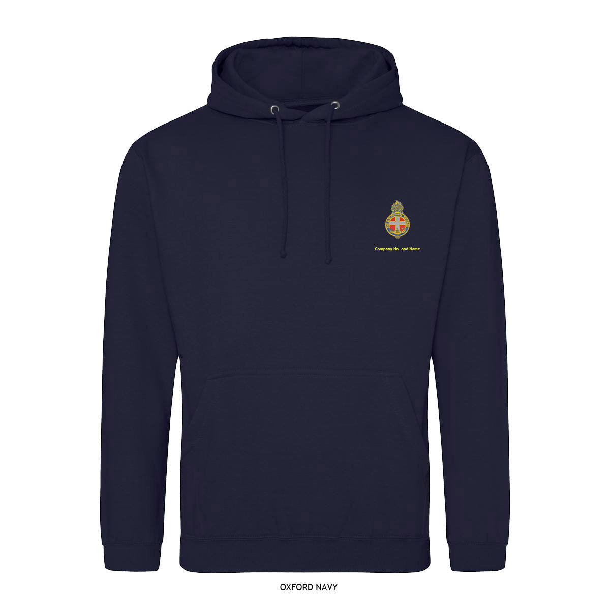 Hoodie With GB Crest (Print On Back)