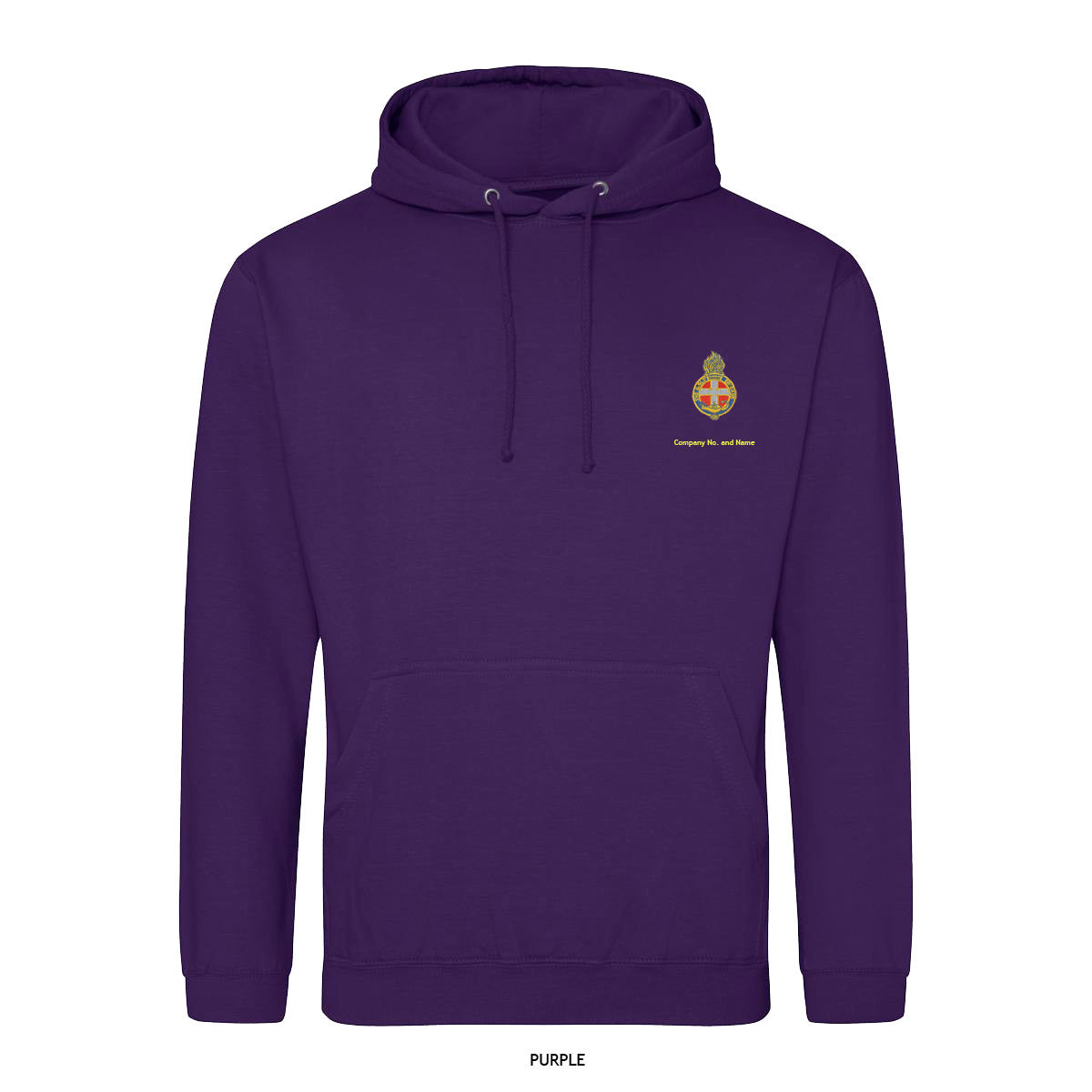 Hoodie With GB Crest (Print On Back)