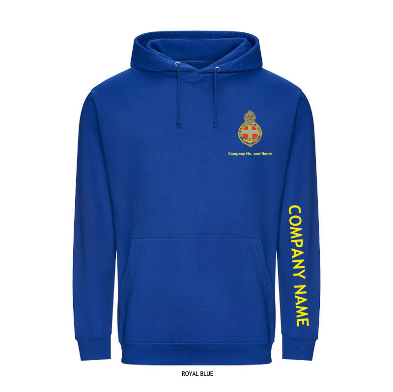 Hoodie With GB Crest (Print On Sleeve)